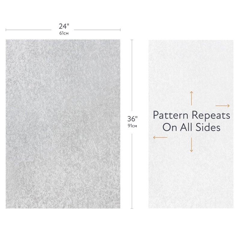 Artscape Blue Chip | Decorative Privacy Window Film with Textured Glass Pattern | Non-Adhesive & UV Protection | Easy to Apply & Removable | 24 x 36 Inches | Made in USA - Image 4